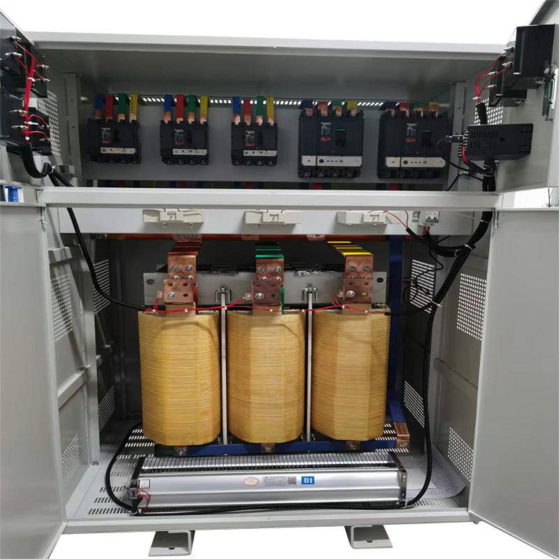 Transformador trifásico de 250 KVA con bobinado de cobre, sumergido en barniz al vacío de 3300V a 480V